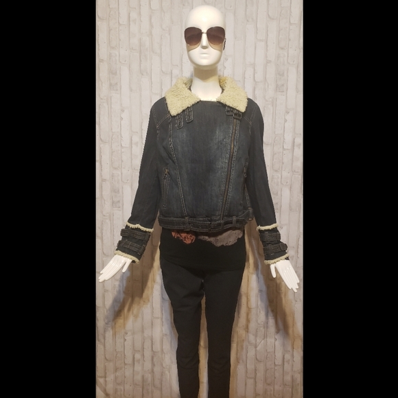 MNG by MANGO Jean Jacket size USA Large. - Picture 2 of 10